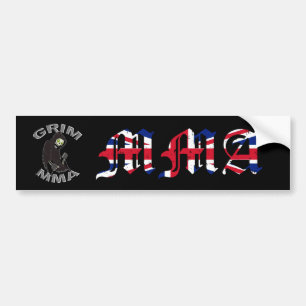 Grim MMA British Bumpersticker