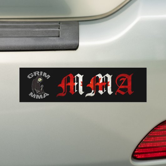 Grim MMA Canada Bumpersticker (Op auto)