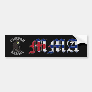 Grim MMA Cuba-sticker Bumpersticker