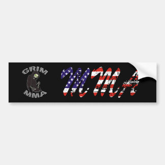Grim MMA Flag Bumpersticker