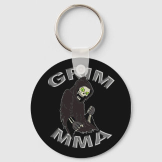 Grim MMA logo zwarte sleutelhanger