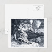 Grim Reaper 1  briefkaart (Voorkant / Achterkant)