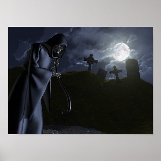 Grim Reaper aan de Kantoor Poster (Voorkant)