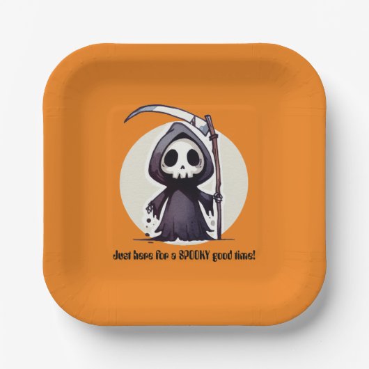 Grim Reaper - Aangepast Papieren Bordje (Voorkant)