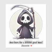 Grim Reaper - Aangepast Sticker (Vel)