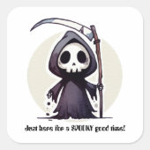Grim Reaper - Aangepast Vierkante Sticker (Voorkant)