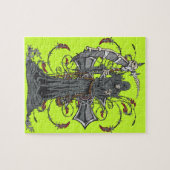 Grim Reaper Awaits Jigzaag Puzzle Legpuzzel (Horizontaal)