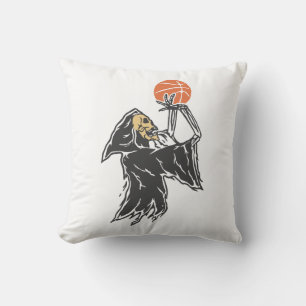 Grim Reaper basketbal Kussen