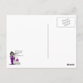 Grim Reaper Birthday Humor Briefkaart (Achterkant)