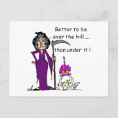 Grim Reaper Birthday Humor Briefkaart (Voorkant)