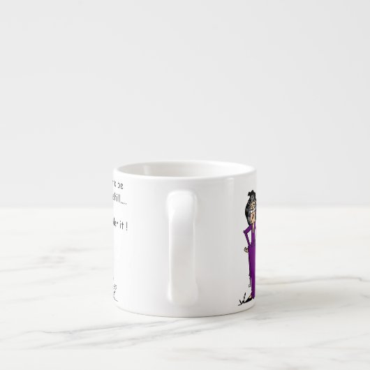 Grim Reaper Birthday Humor Espresso Kop (Achterkant)