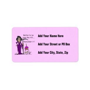 Grim Reaper Birthday Humor Etiket