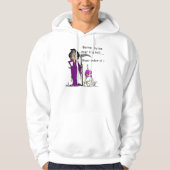 Grim Reaper Birthday Humor Hoodie (Voorkant)