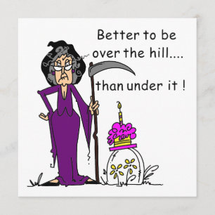 Grim Reaper Birthday Humor Kaart