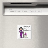 Grim Reaper Birthday Humor Magneet (Insitu (Vaatwasser))