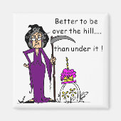 Grim Reaper Birthday Humor Magneet (Voorkant)