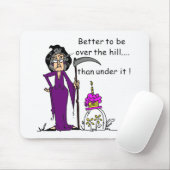 Grim Reaper Birthday Humor Muismat (Met muis)