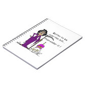 Grim Reaper Birthday Humor Notitieboek (Linkerzijde)
