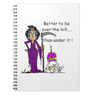 Grim Reaper Birthday Humor Notitieboek
