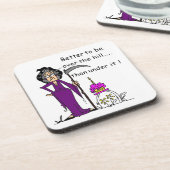 Grim Reaper Birthday Humor Onderzetter (Linkerzijde)