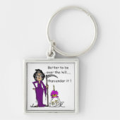 Grim Reaper Birthday Humor Sleutelhanger (Voorkant)