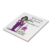 Grim Reaper Birthday Humor Tegeltje (Zijkant)