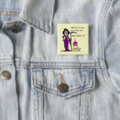 Grim Reaper Birthday Humor Vierkante Button 5,1 Cm (In situ)