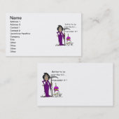 Grim Reaper Birthday Humor Visitekaartje (Voorkant / Achterkant)