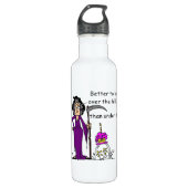 Grim Reaper Birthday Humor Waterfles (Voorkant)