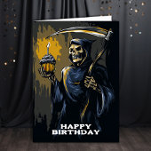 Grim Reaper Birthday Kaart