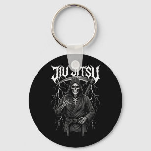 Grim Reaper BJJ Braziliaans Jiu Jitsu Vecht Sporte Sleutelhanger