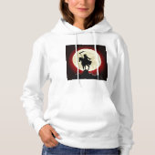 Grim Reaper Blood Moon Gotisch Hoodie (Voorkant)