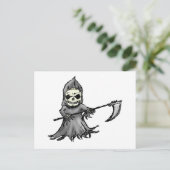 Grim Reaper Briefkaart (Staand voorkant)