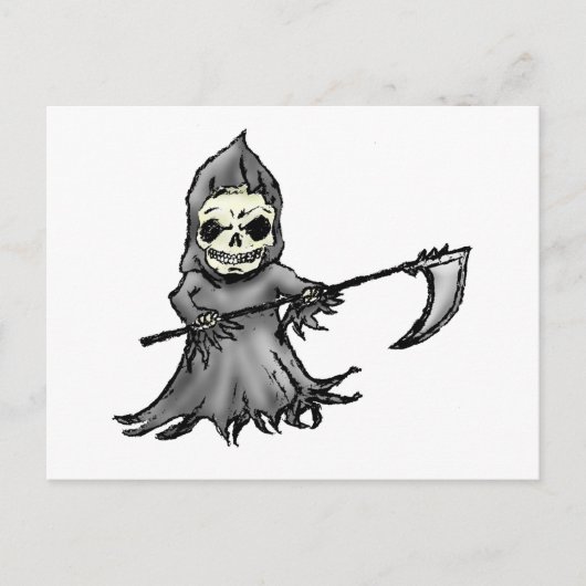 Grim Reaper Briefkaart (Voorkant)