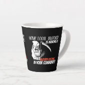 Grim Reaper Butcher Latte Mok (Rechterhoek)