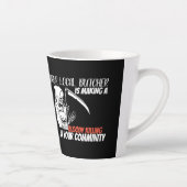 Grim Reaper Butcher Latte Mok (Rechts)