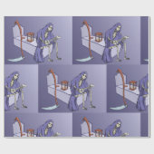 Grim Reaper Cadeaupapier (Vlak)