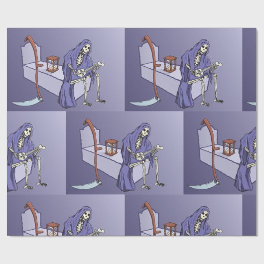 Grim Reaper Cadeaupapier (Vlak)