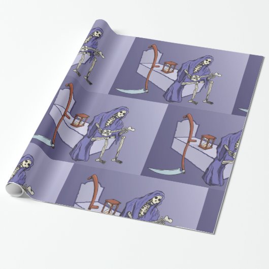 Grim Reaper Cadeaupapier (Uitgerold)