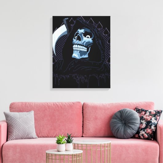 Grim Reaper Canvas Afdruk (Insitu (Woonkamer))
