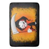 Grim Reaper Cartoon Badmat (Voorkant Verticaal)