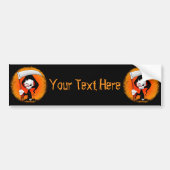 Grim Reaper Cartoon Bumpersticker (Voorkant)