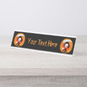 Grim Reaper Cartoon Bureau Naambordje (Voorkant)