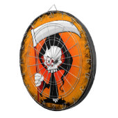 Grim Reaper Cartoon Dartbord (Voorkant Rechts)