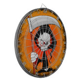 Grim Reaper Cartoon Dartbord (Voorkant Links)