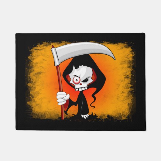 Grim Reaper Cartoon Deurmat (Voorkant)