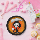 Grim Reaper Cartoon Papieren Bordje (Feest)