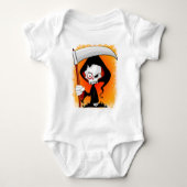 Grim Reaper Cartoon Romper (Voorkant)