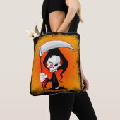 Grim Reaper Cartoon Tote Bag (Dichtbij)