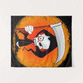 Grim Reaper Cartoon Wandkleed (Voorkant (horizontaal))